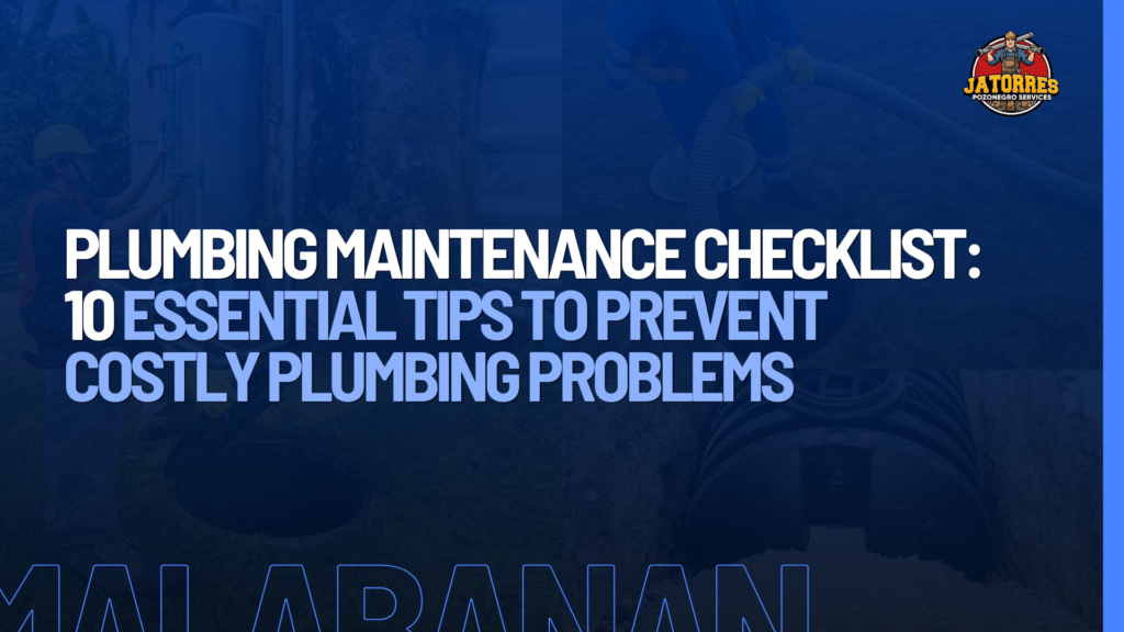 Plumbing Maintenance Checklist