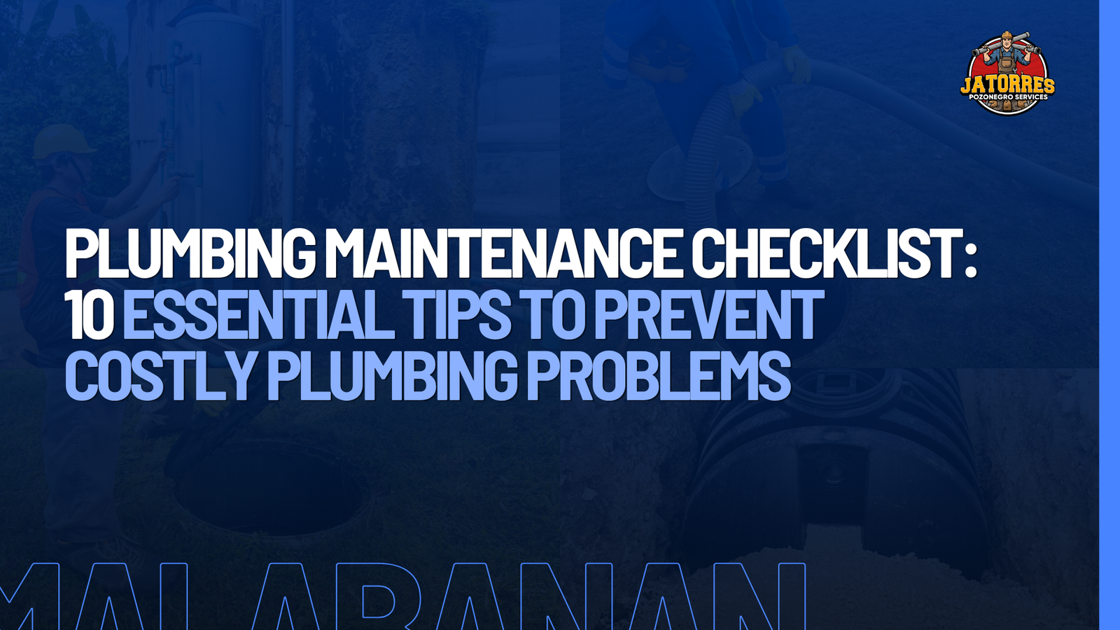 Plumbing Maintenance Checklist