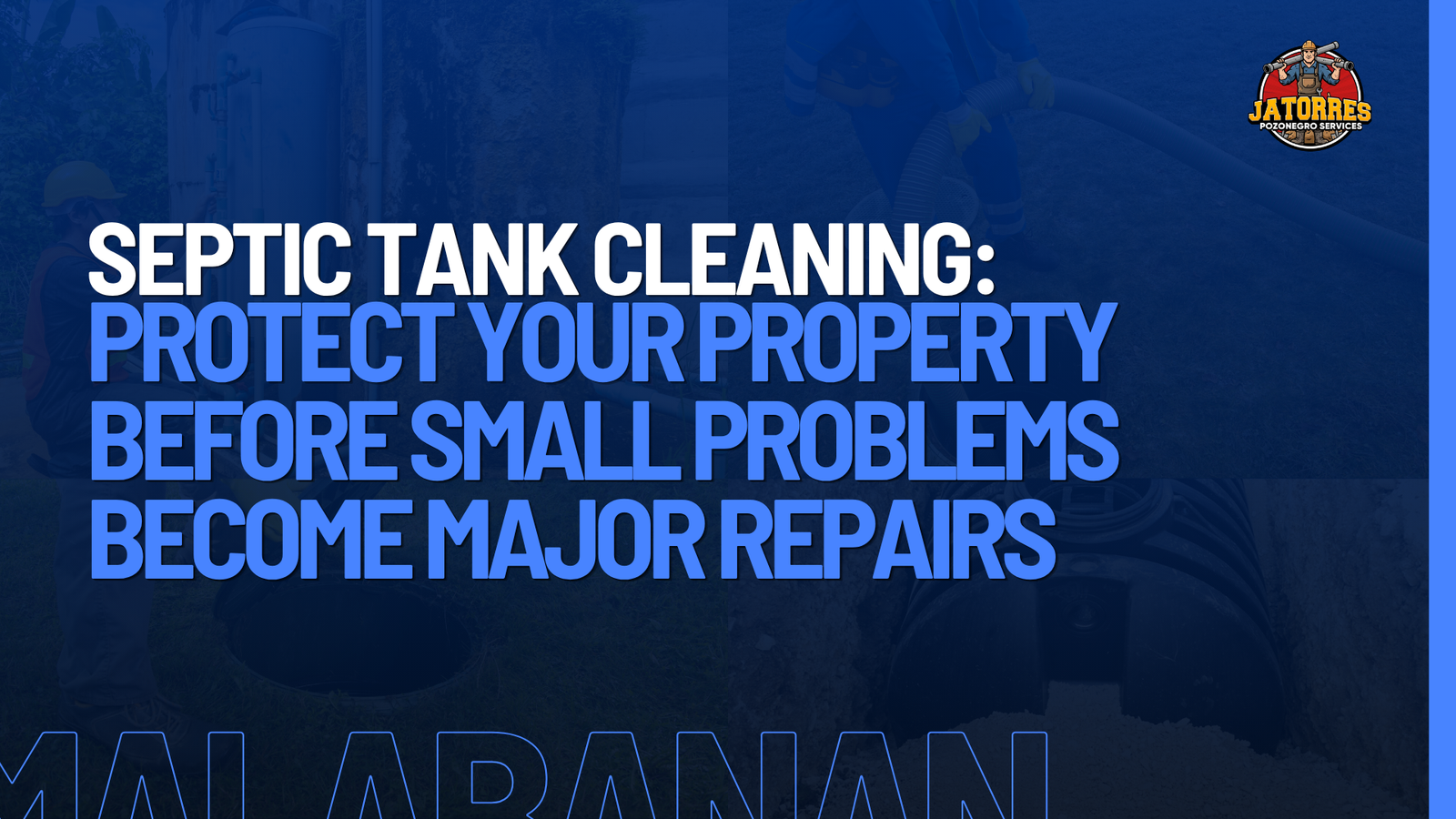 Septic tank cleaning