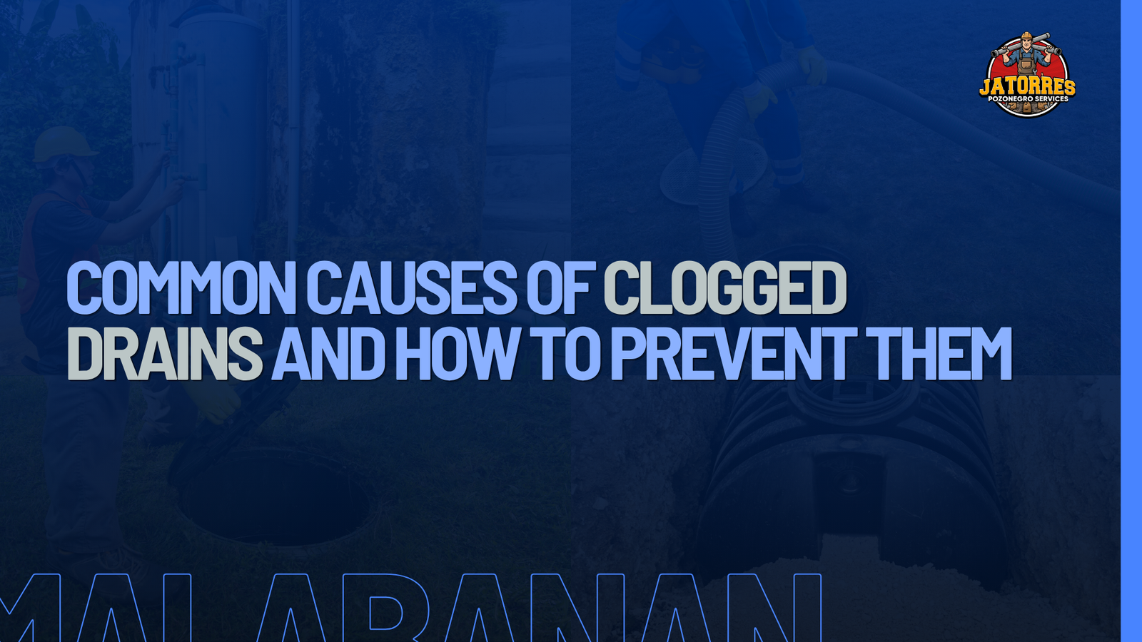 clogged drains