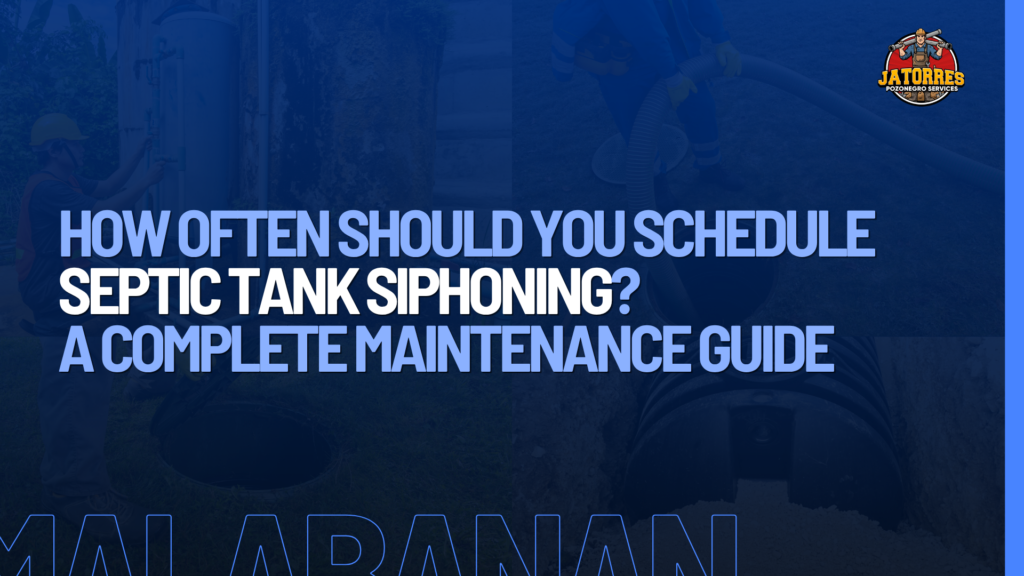 Septic Tank Siphoning