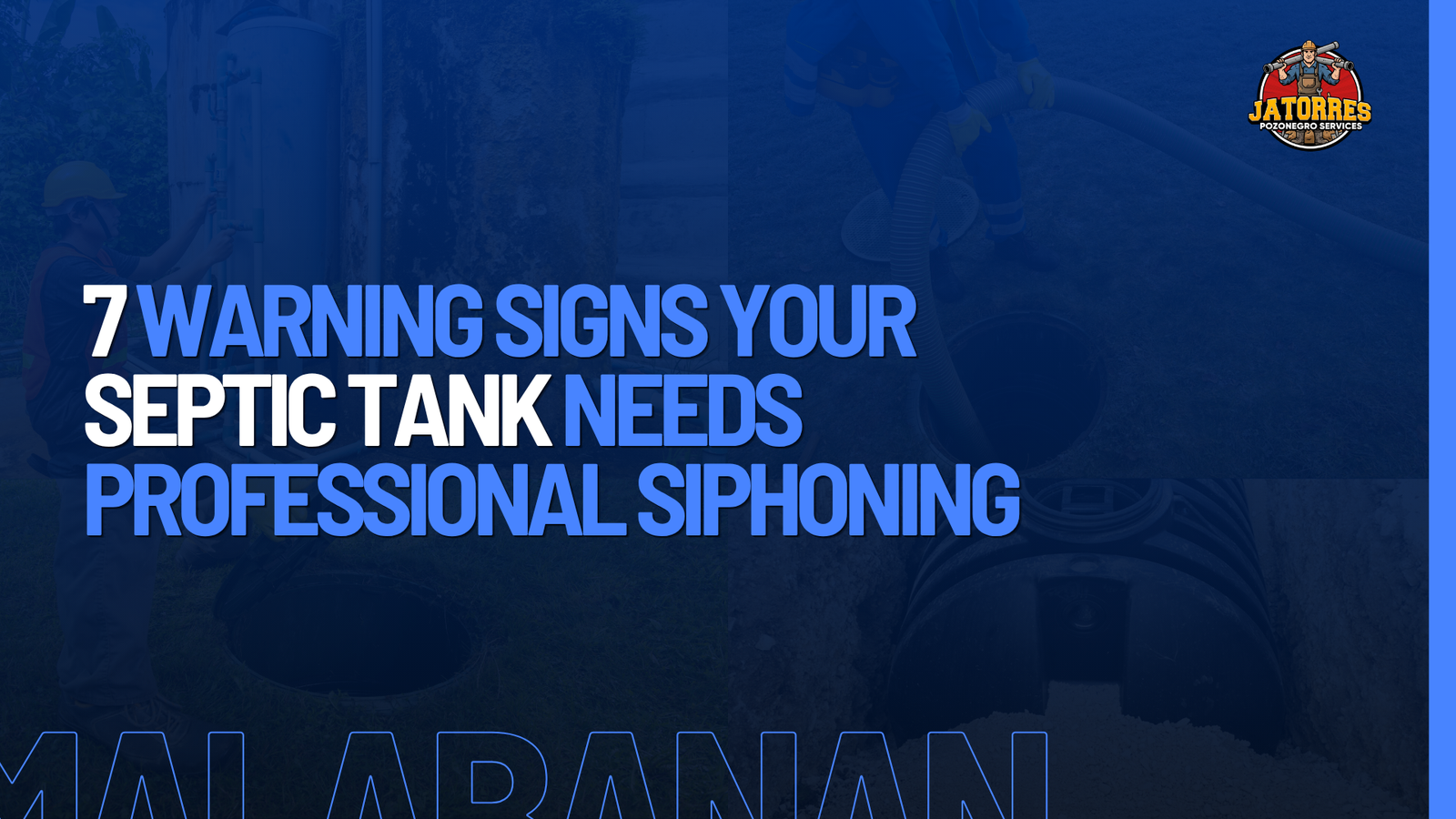 septic tank siphoning
