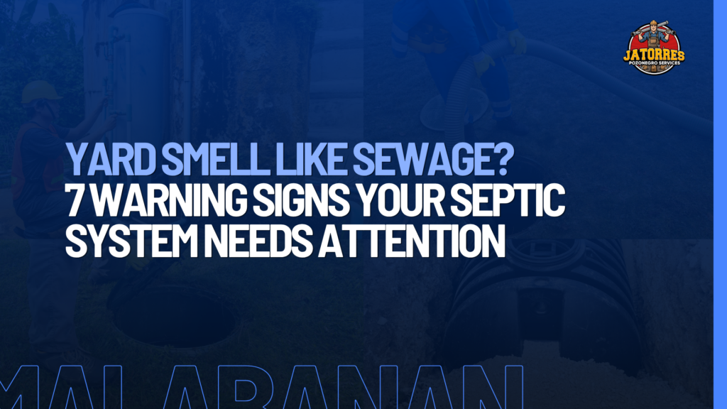 Yard Smell Like Sewage