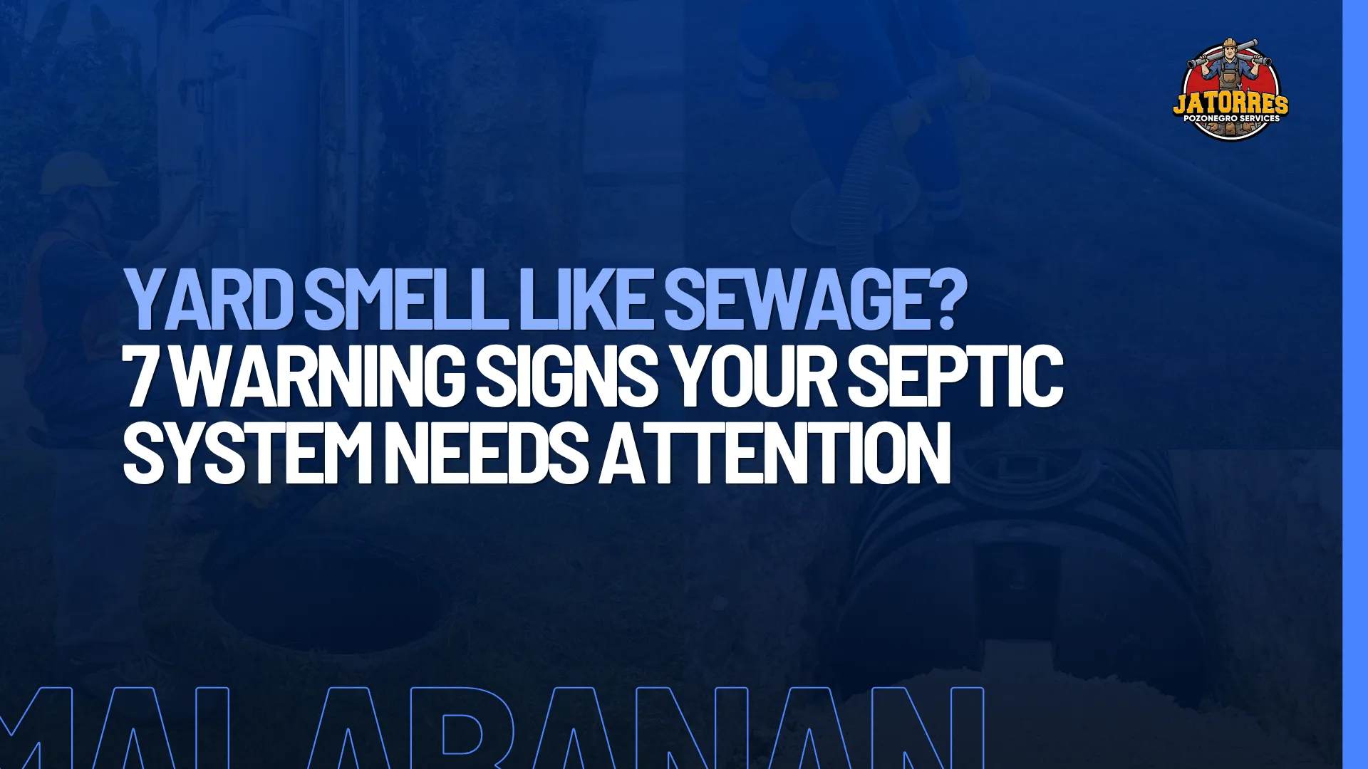 Yard Smell Like Sewage