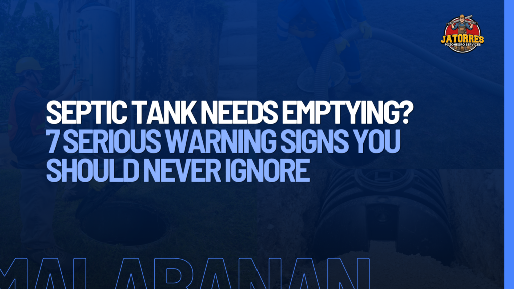 Septic Tank Needs Emptying