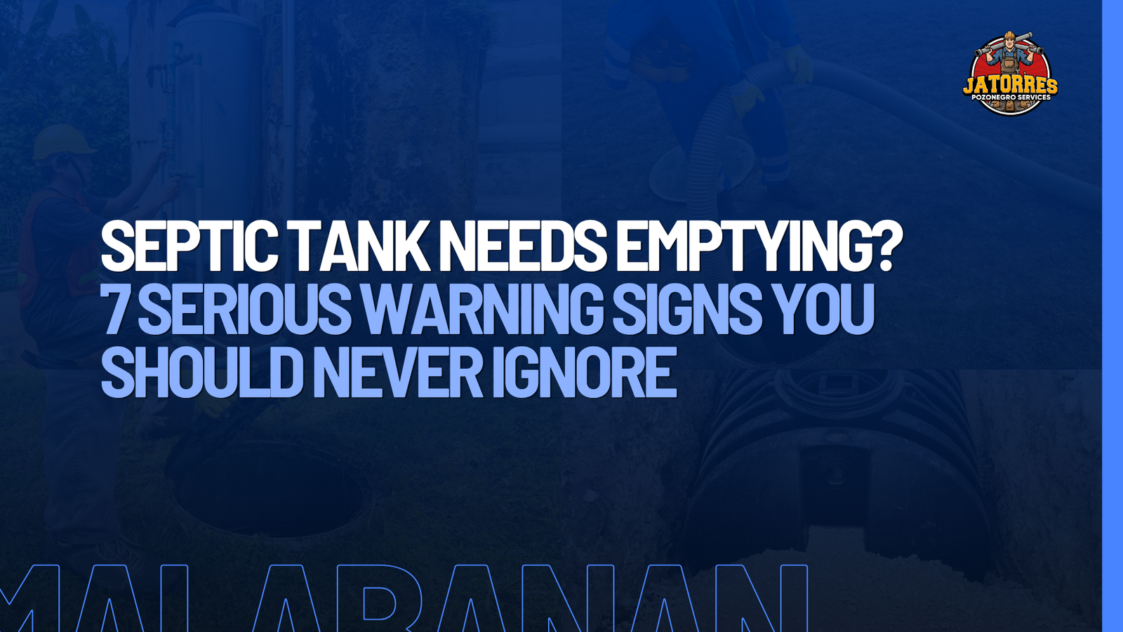 Septic Tank Needs Emptying