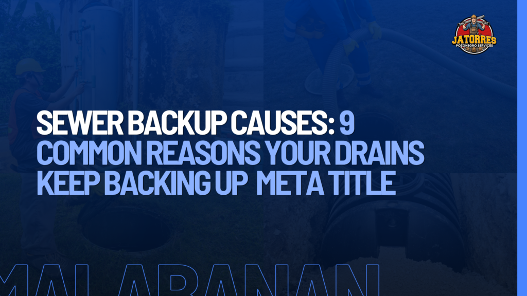 Sewer Backup Causes