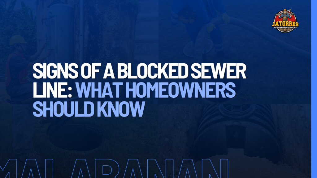 Blocked Sewer Line