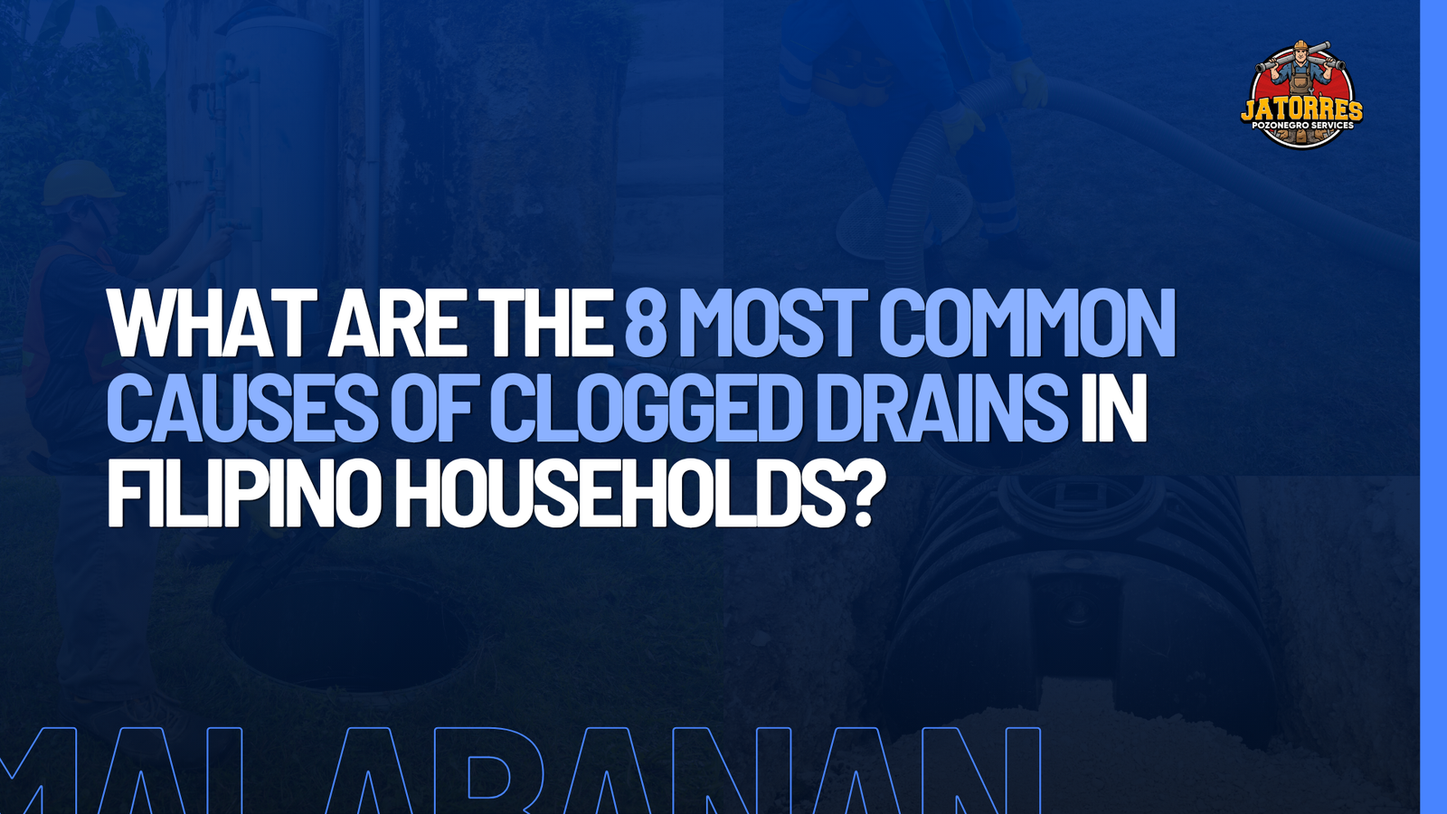 Causes of Clogged Drains