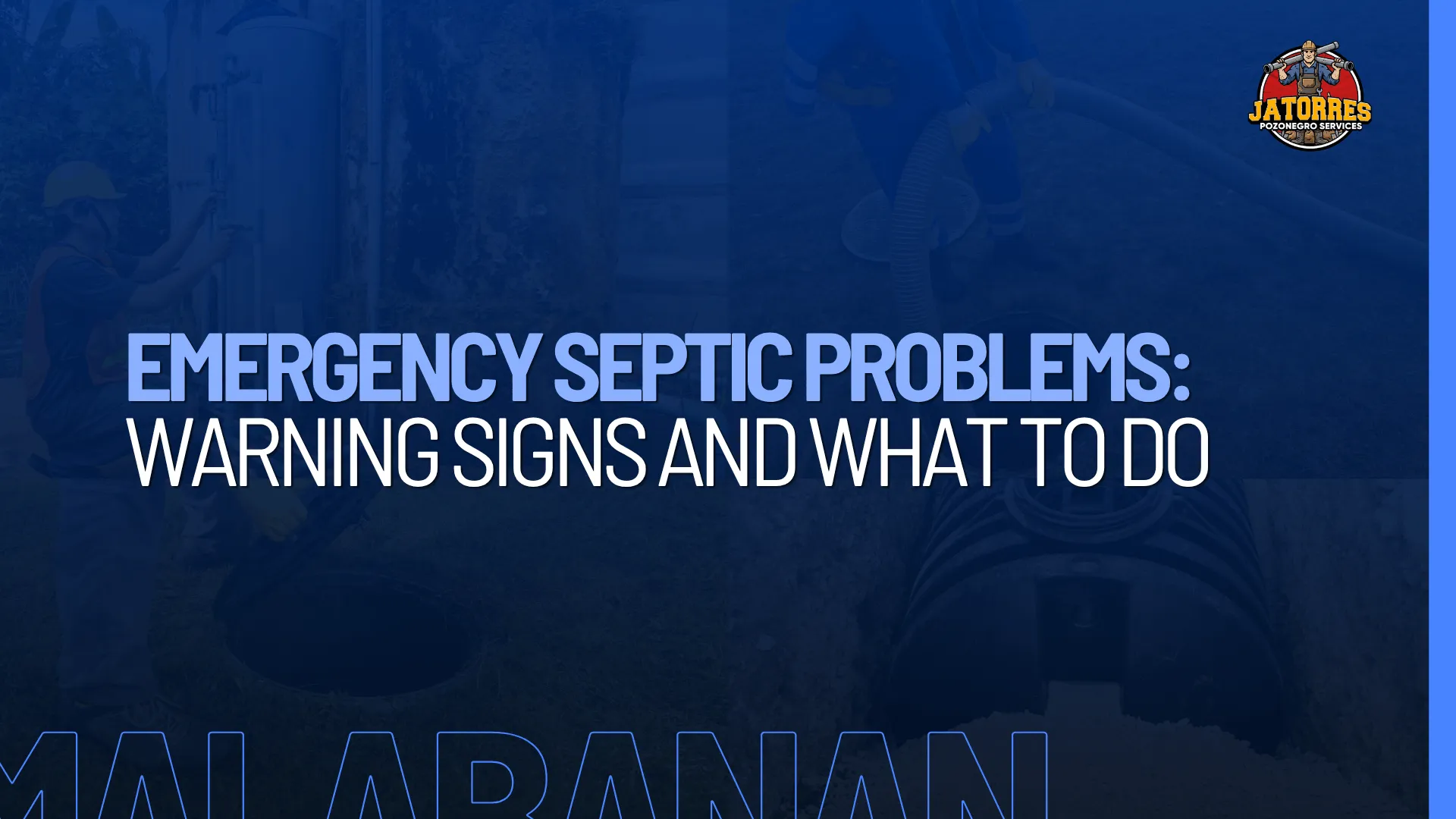 Emergency Septic Problems