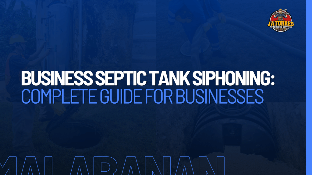 Business Septic Tank Siphoning