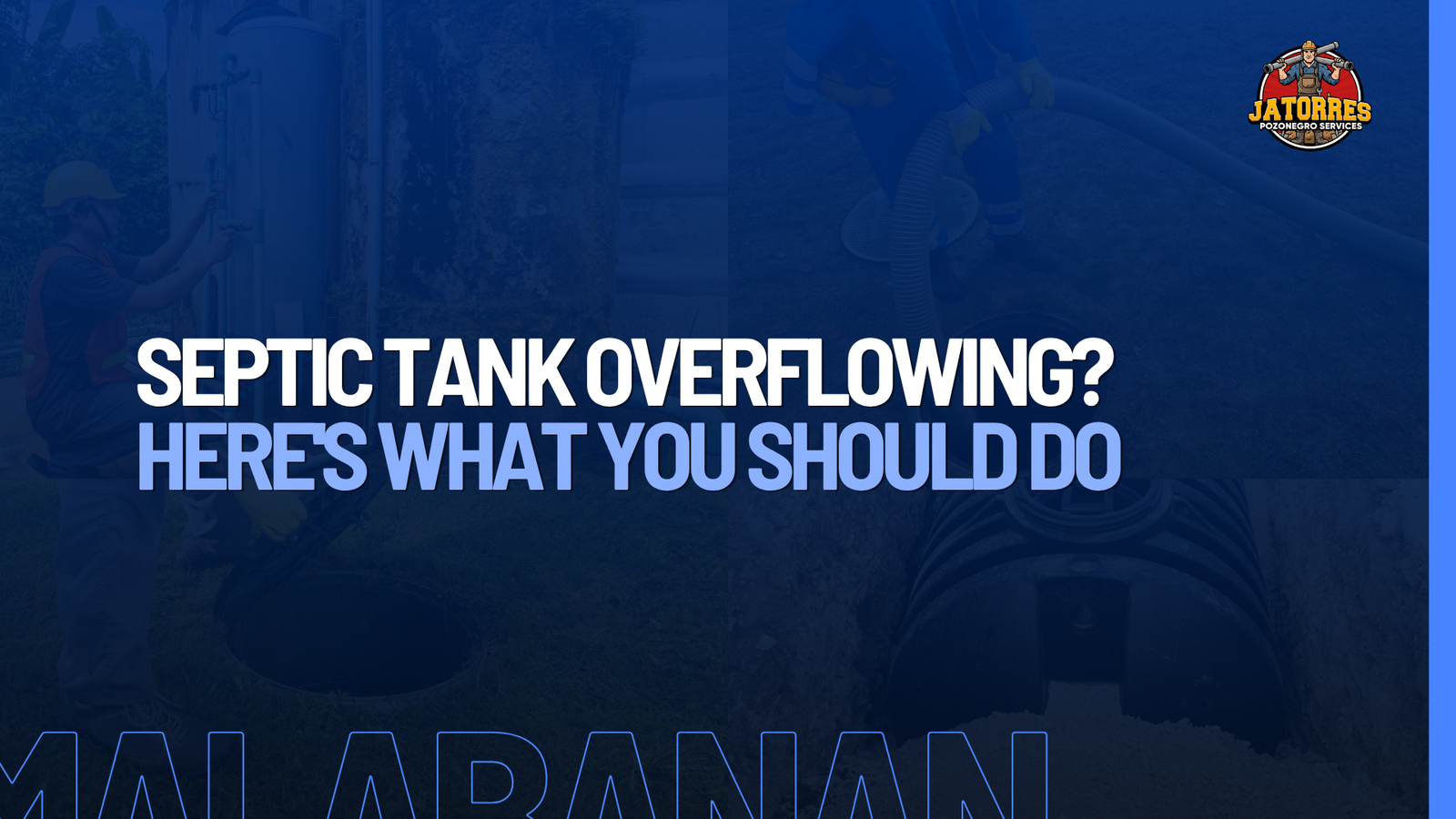Septic Tank Overflowing