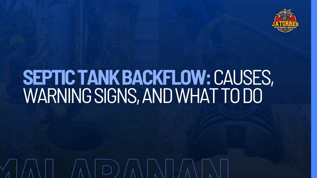 Septic Tank Backflow