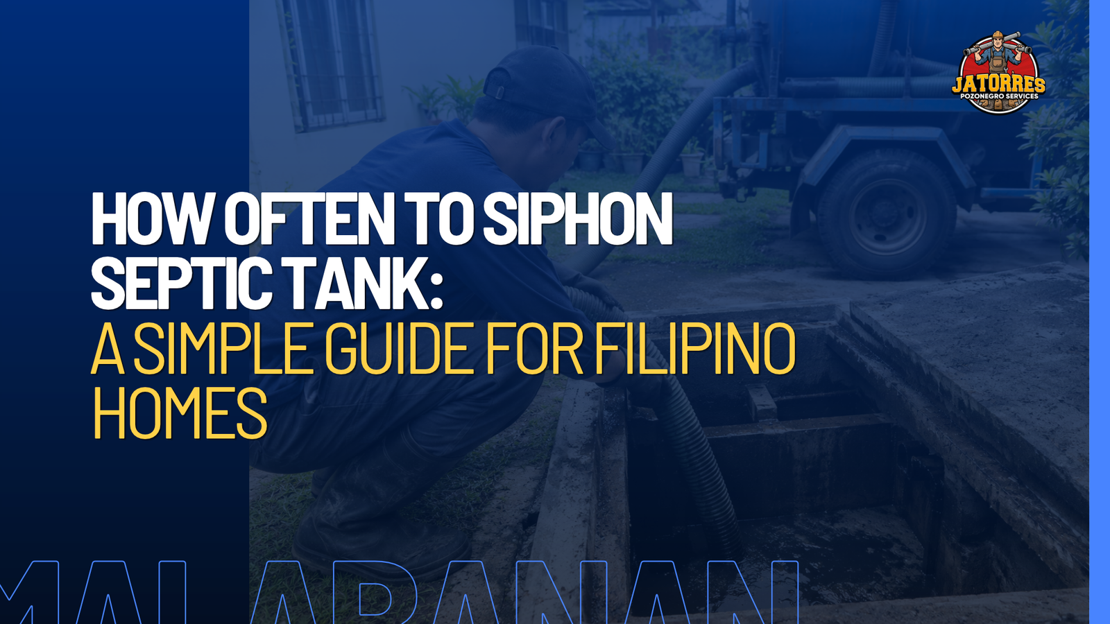 How often to siphon septic tank — gaano kadalas ang pasipsip