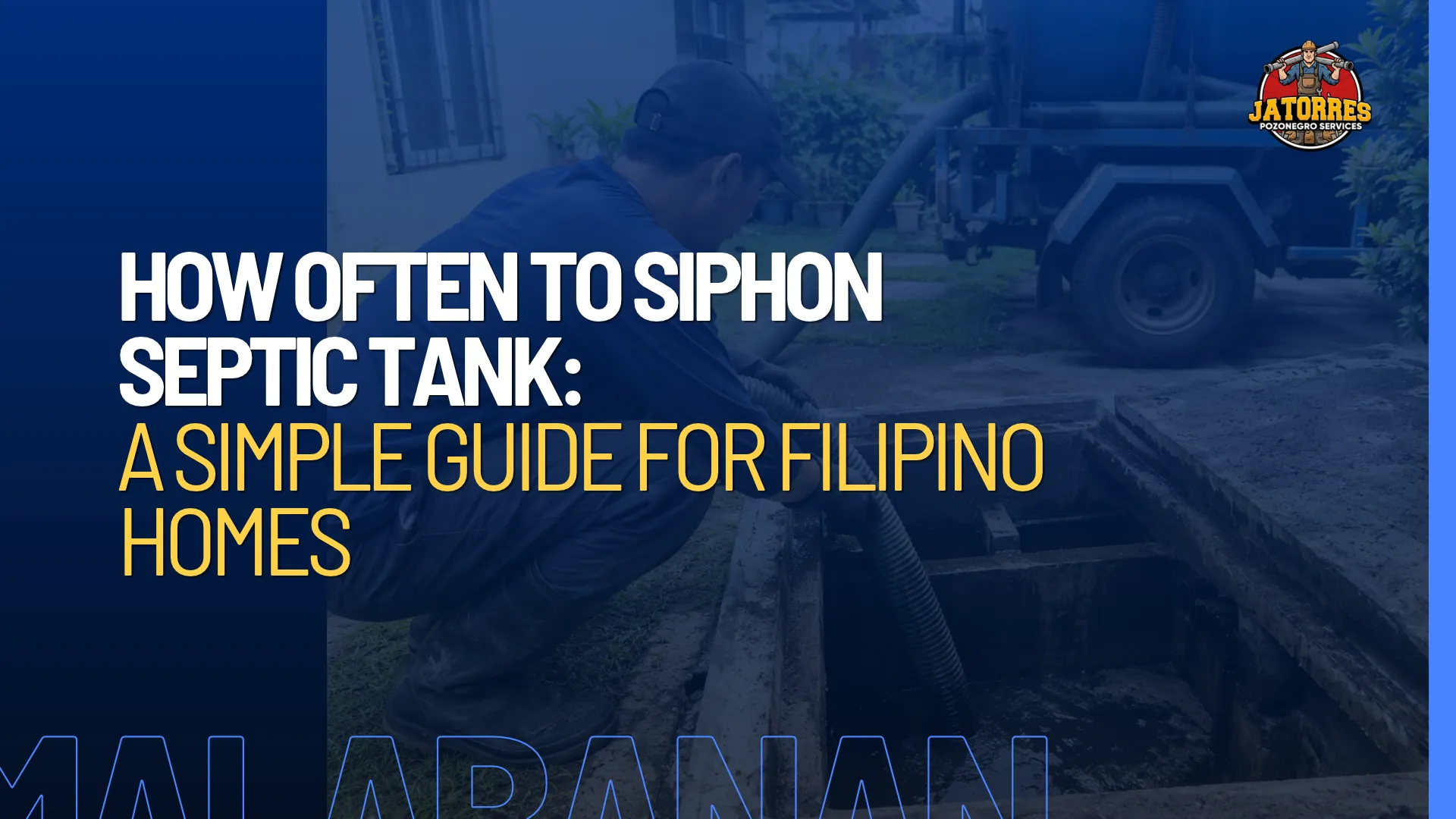 How often to siphon septic tank — gaano kadalas ang pasipsip