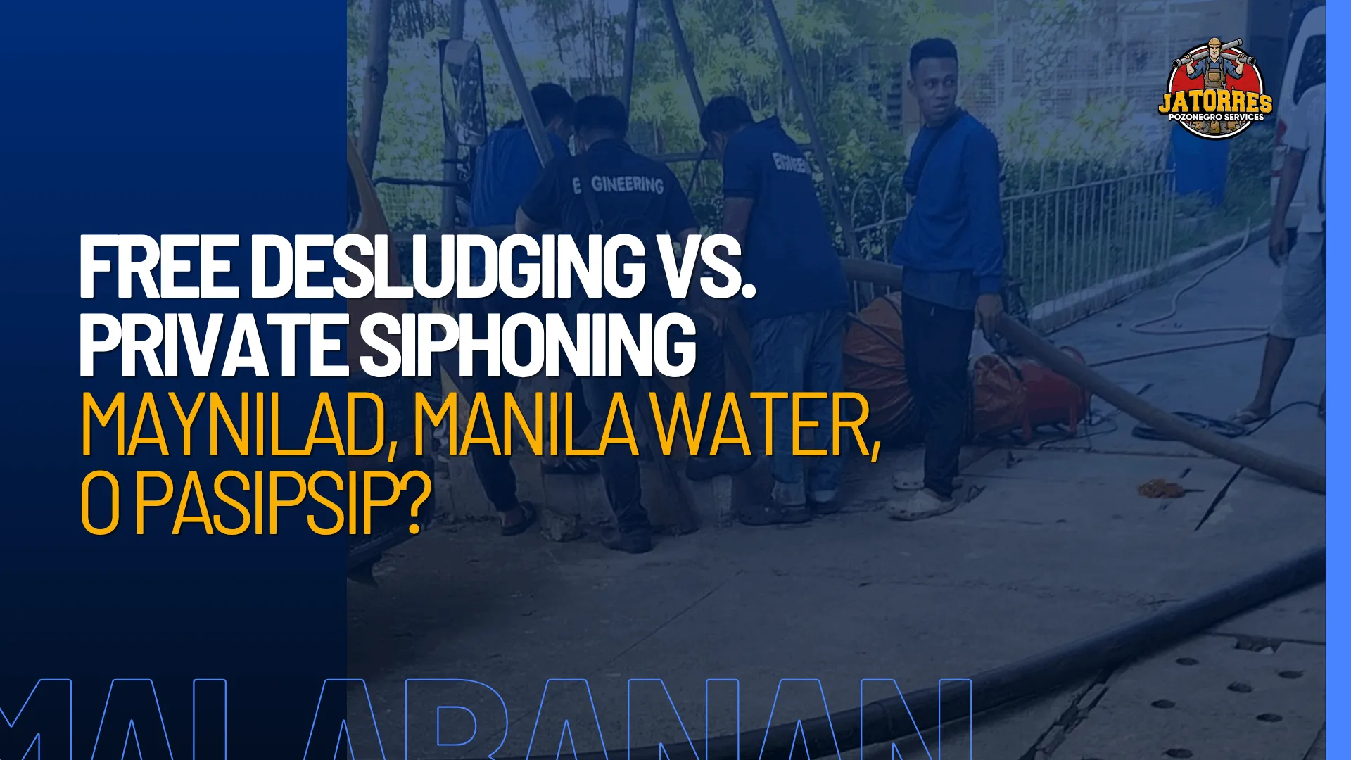 Maynilad desludging