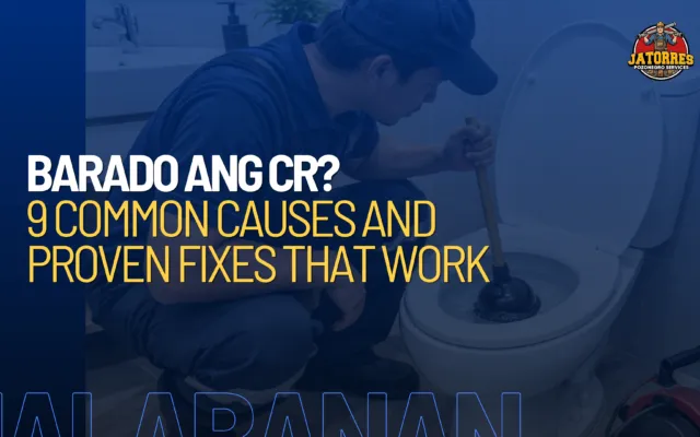 Barado ang CR — common causes of clogged toilets and drains